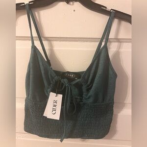 Cider Deep Teal Camisole Top